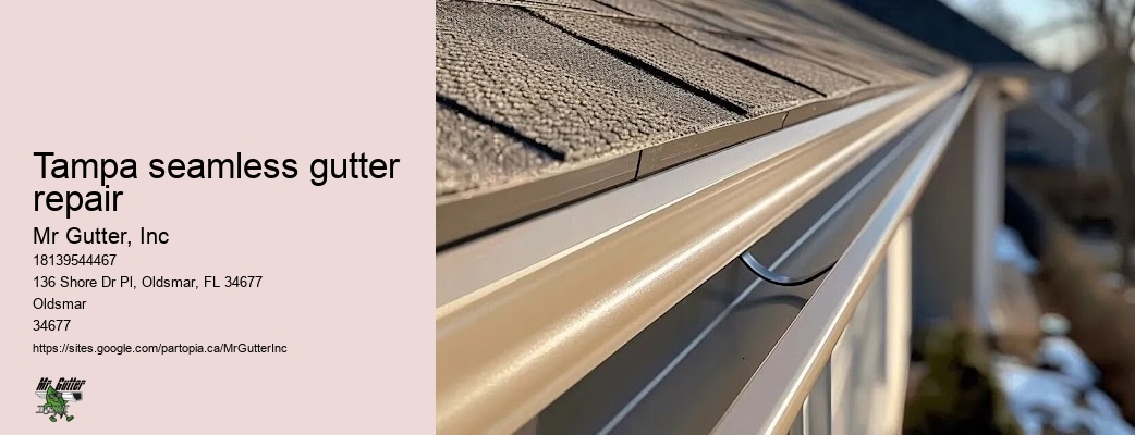 Tampa seamless gutter repair gutter solutions