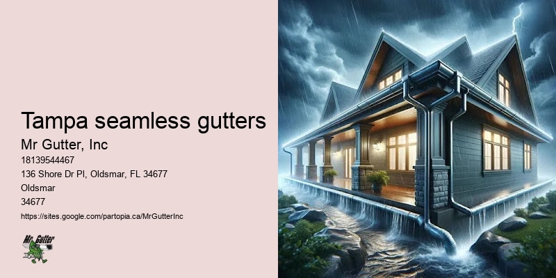 Gutter installation near me Tampa seamless gutters