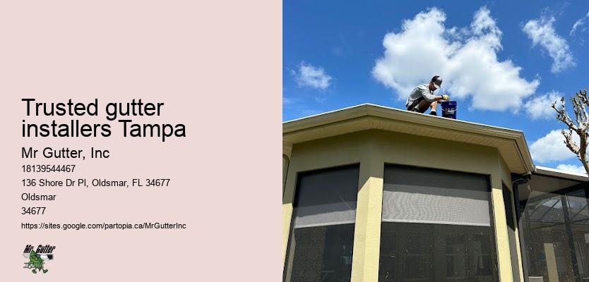Trusted gutter installers Tampa gutter installation references
