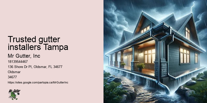 Gutter installation service providers Trusted gutter installers Tampa
