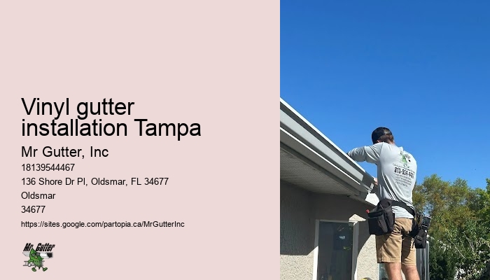 Vinyl gutter installation Tampa gutter guard reviews