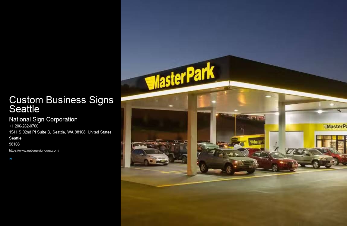 Custom LED Signs Custom Business Signs Seattle