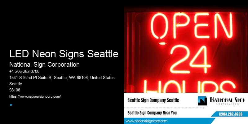 Neon Sign Maintenance LED Neon Signs Seattle