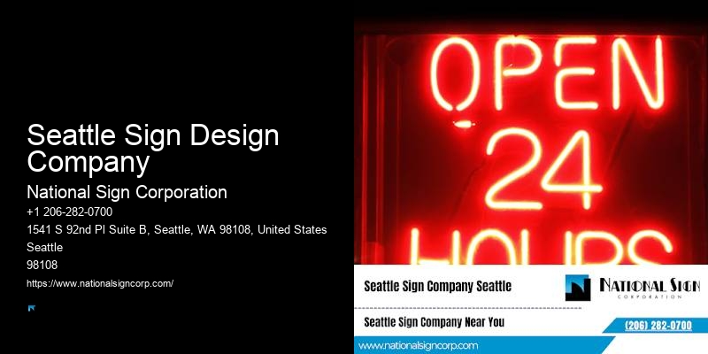 Custom Fabricated Signs Seattle Sign Design Company