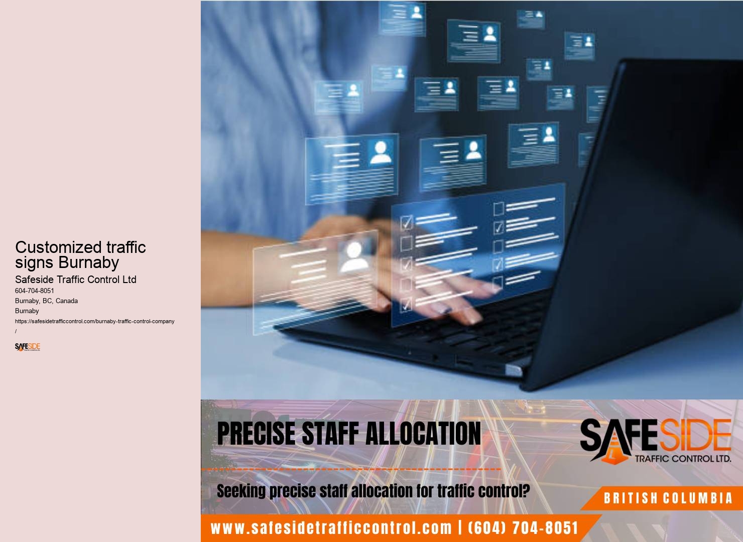 Proactive monitoring of traffic control regulations Burnaby
