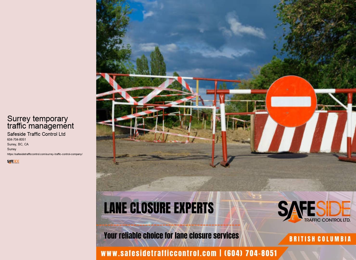 Traffic control equipment