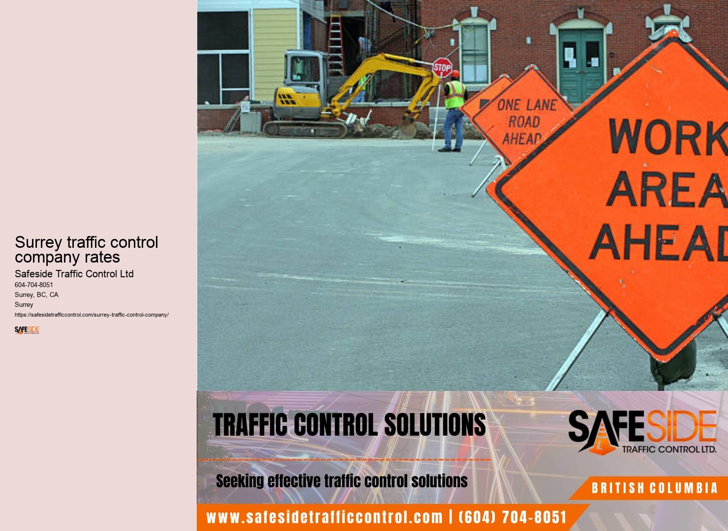 Surrey traffic control planning experts