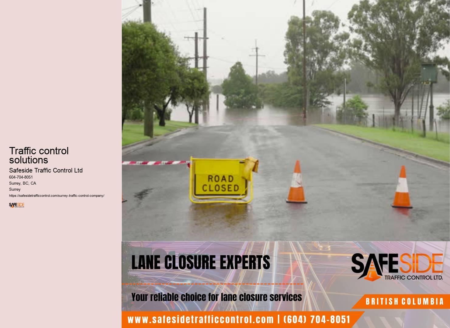 Surrey traffic control technology solutions