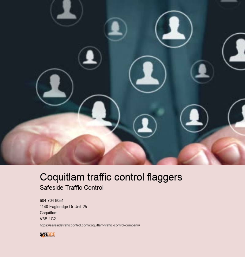 Road construction flagging Coquitlam