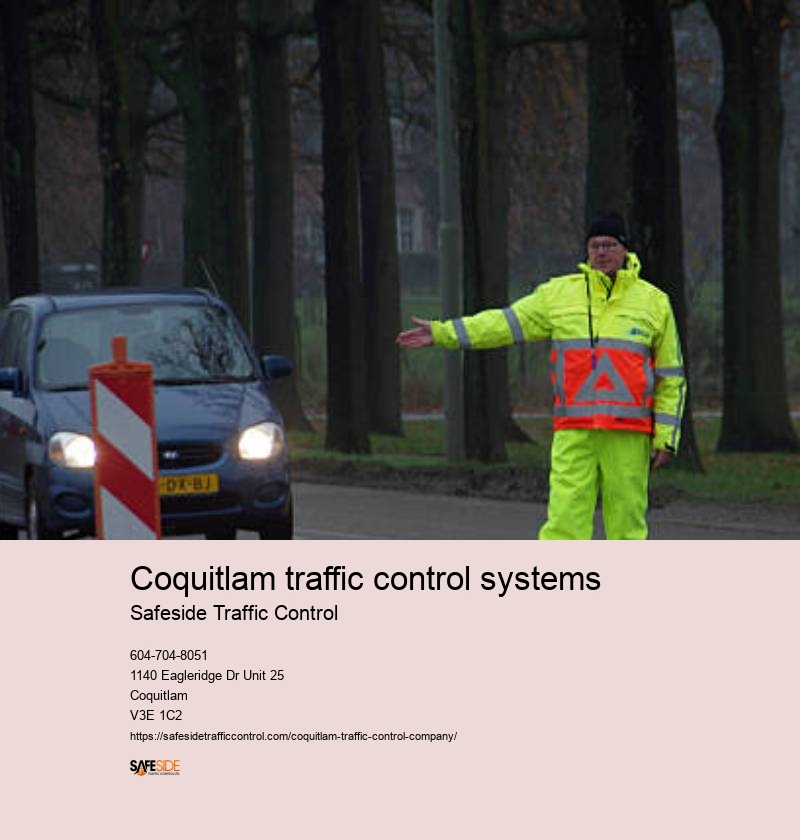 Coquitlam traffic control flags