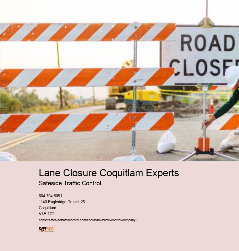 Lane closure planning services