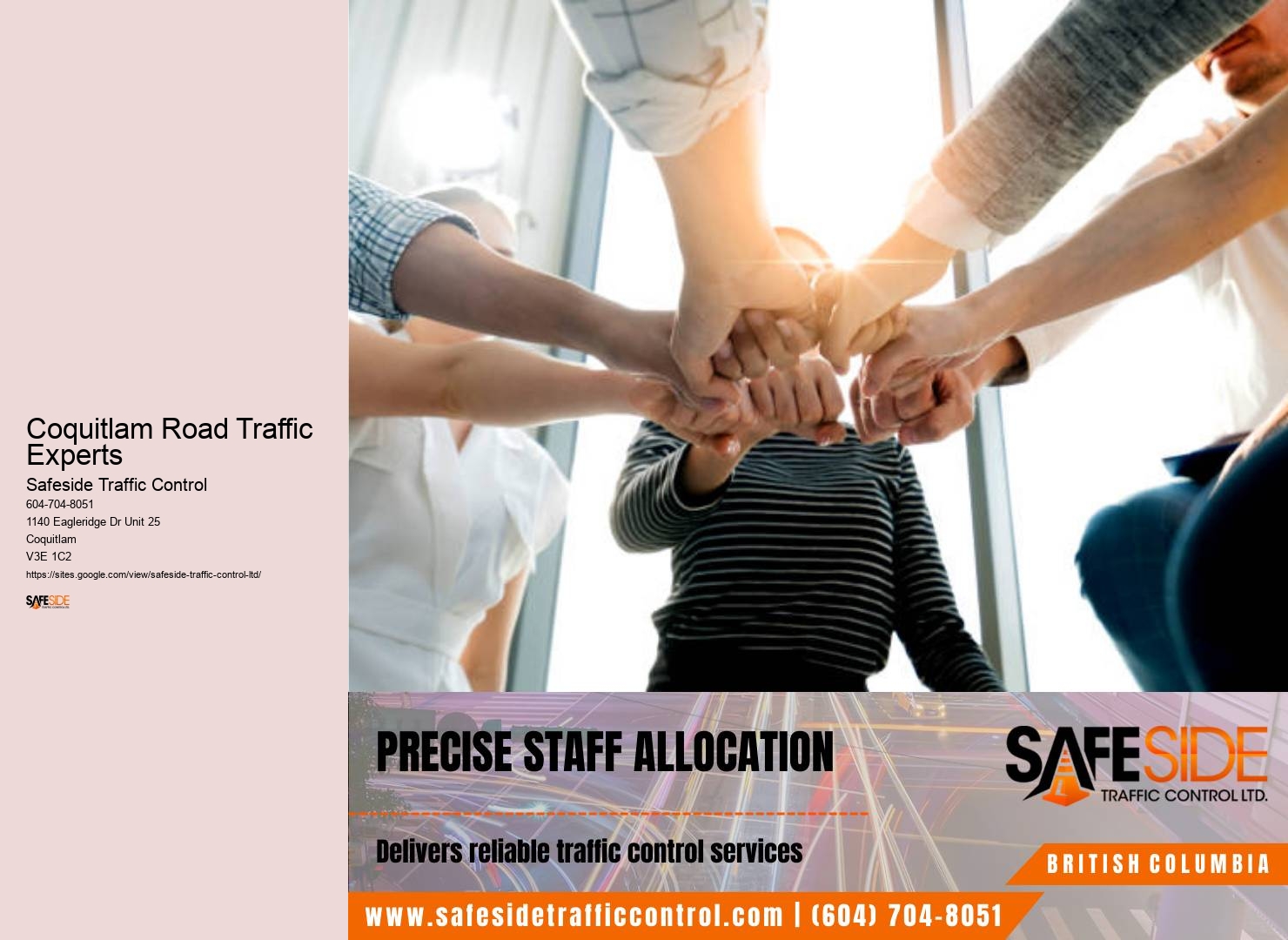 Traffic Control Management Experts Coquitlam Road Traffic Experts