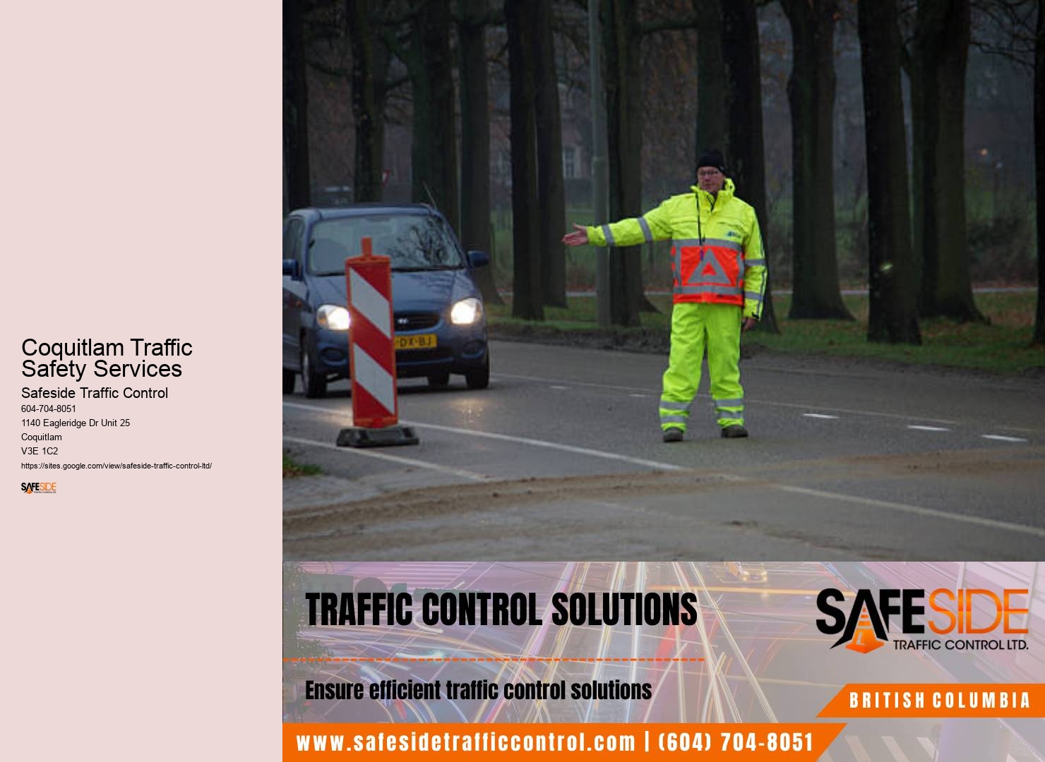 Coquitlam Traffic Safety Services Traffic Control Services for Contractors