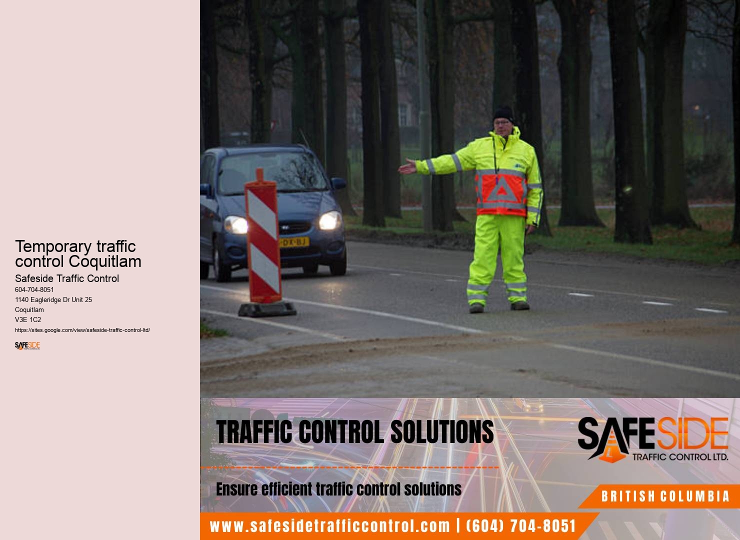 Temporary traffic control Coquitlam Traffic Control for Events