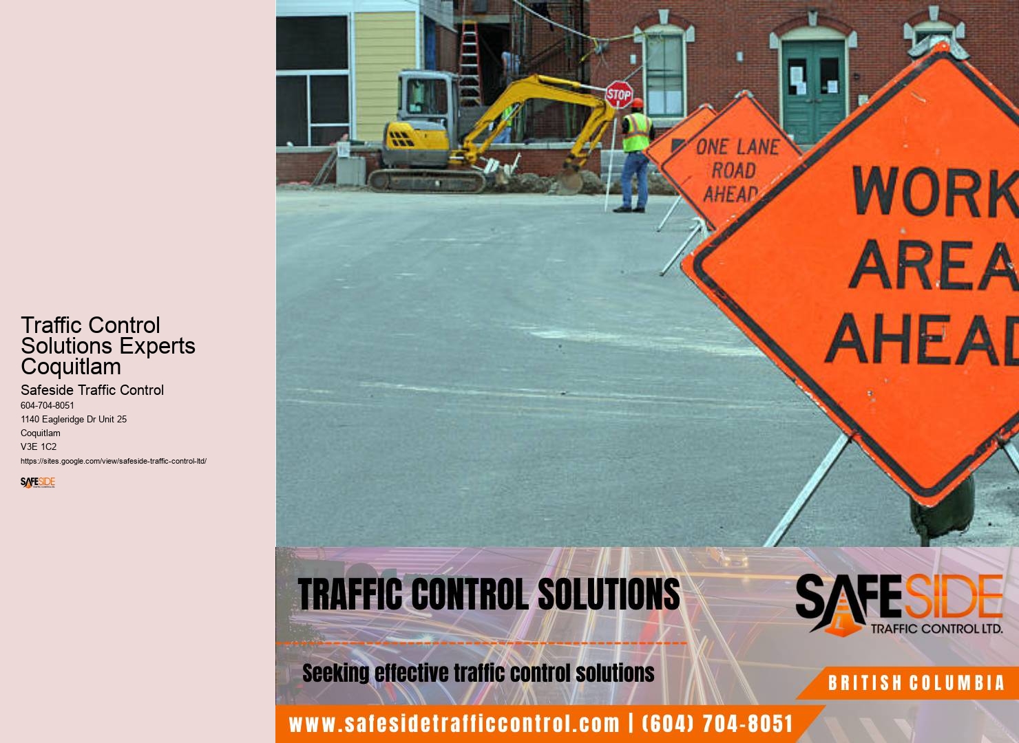 Traffic Control Solutions Providers Traffic Control Solutions Experts Coquitlam