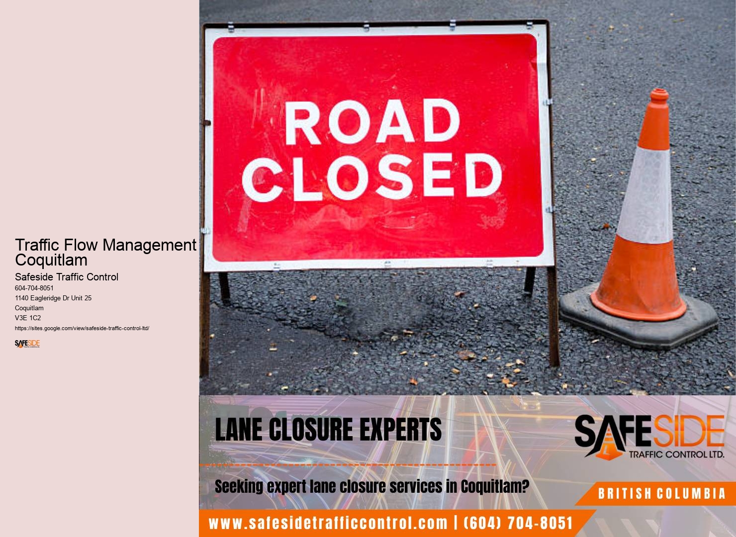 Road Safety Management Traffic Flow Management Coquitlam