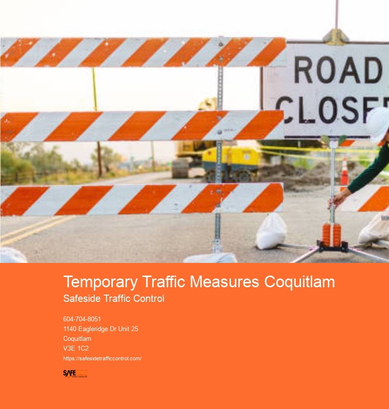 Road Crew Flaggers Temporary Traffic Measures Coquitlam