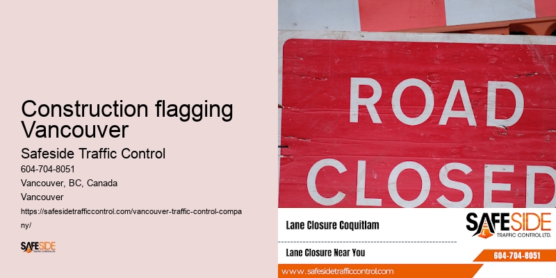 Construction flagging Vancouver