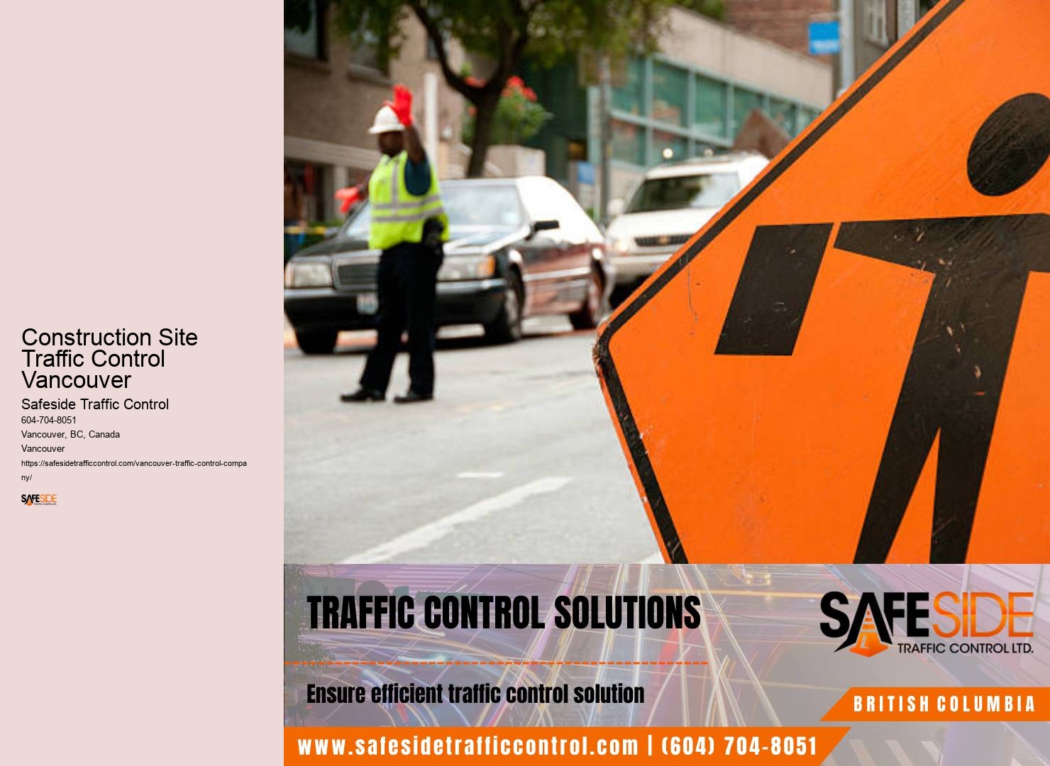 Construction Site Traffic Control Construction Site Traffic Control Vancouver