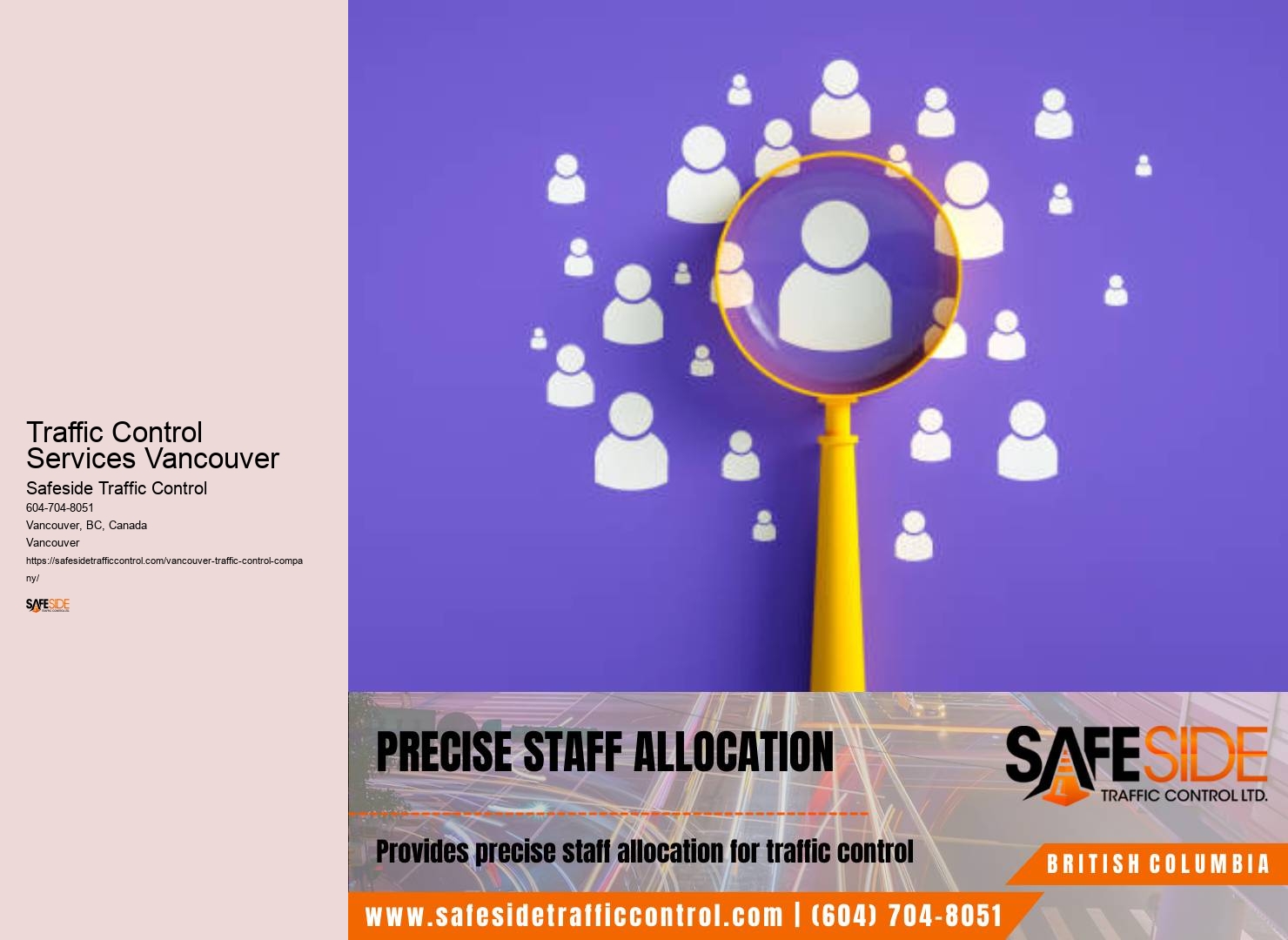 Construction traffic management consulting Traffic Control Services Vancouver