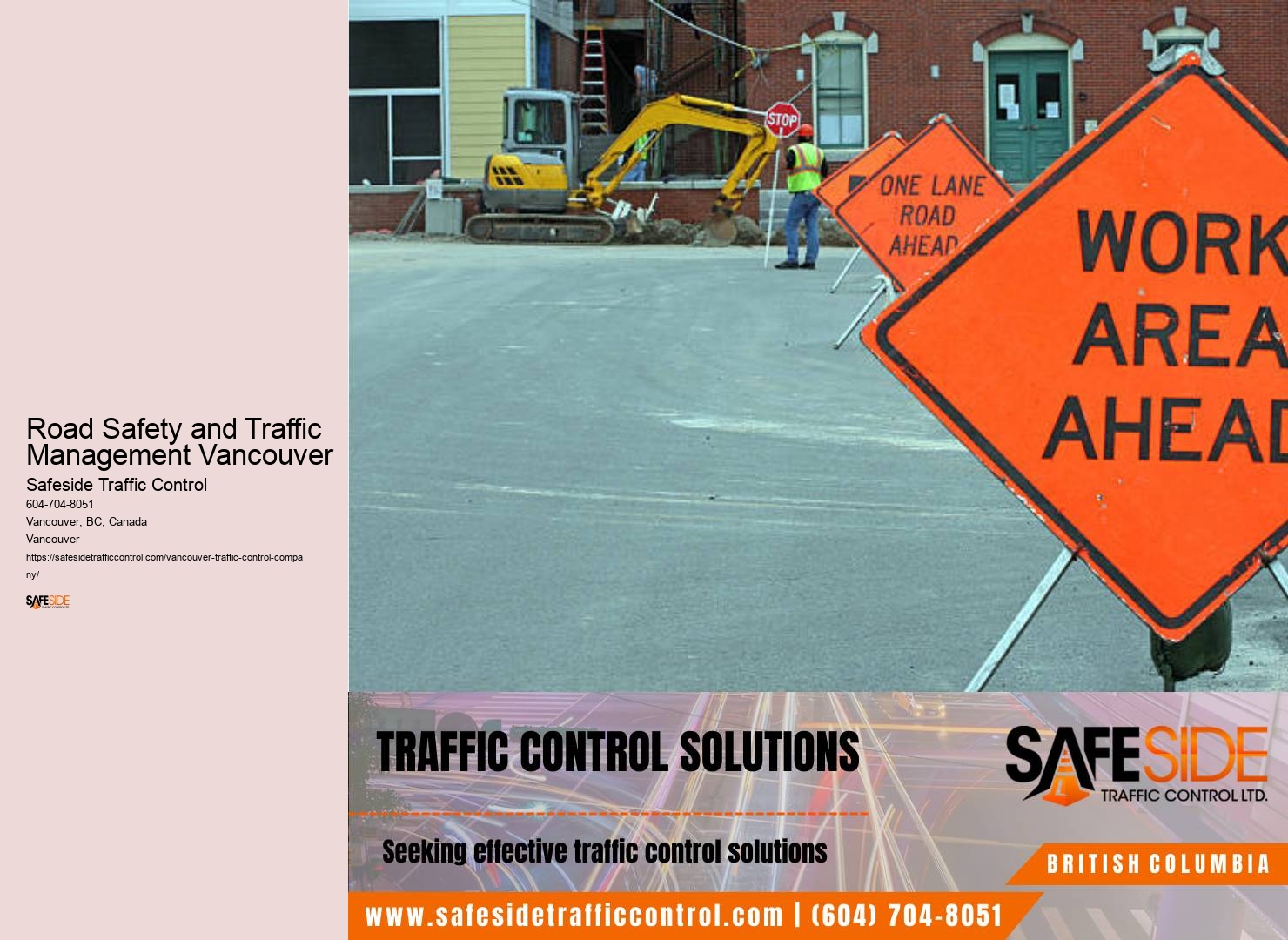 Interactive and engaging traffic control training programs in Road Safety and Traffic Management Vancouver