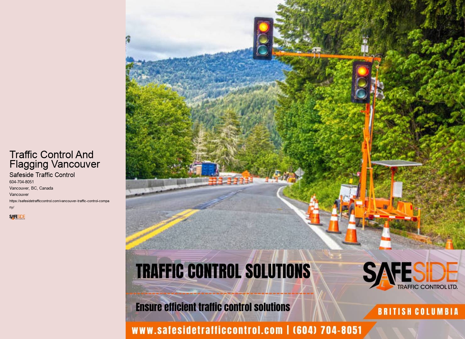 Traffic Management Company Traffic Control And Flagging Vancouver