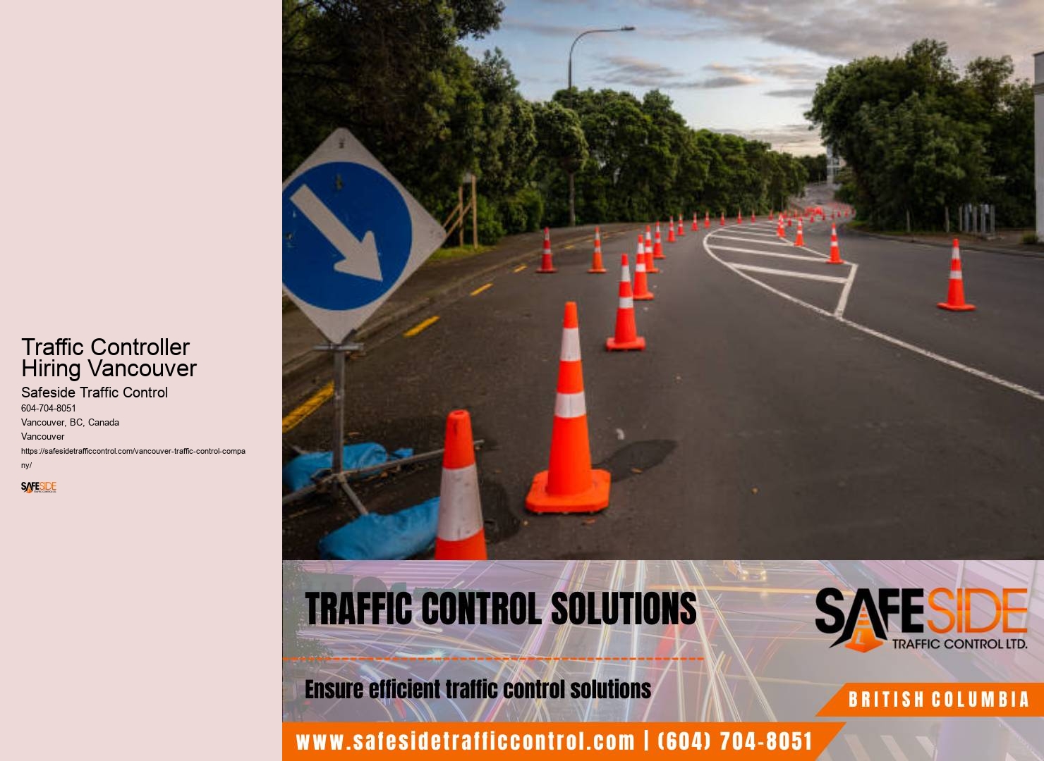 Traffic Controller Hiring Vancouver traffic control products supplier