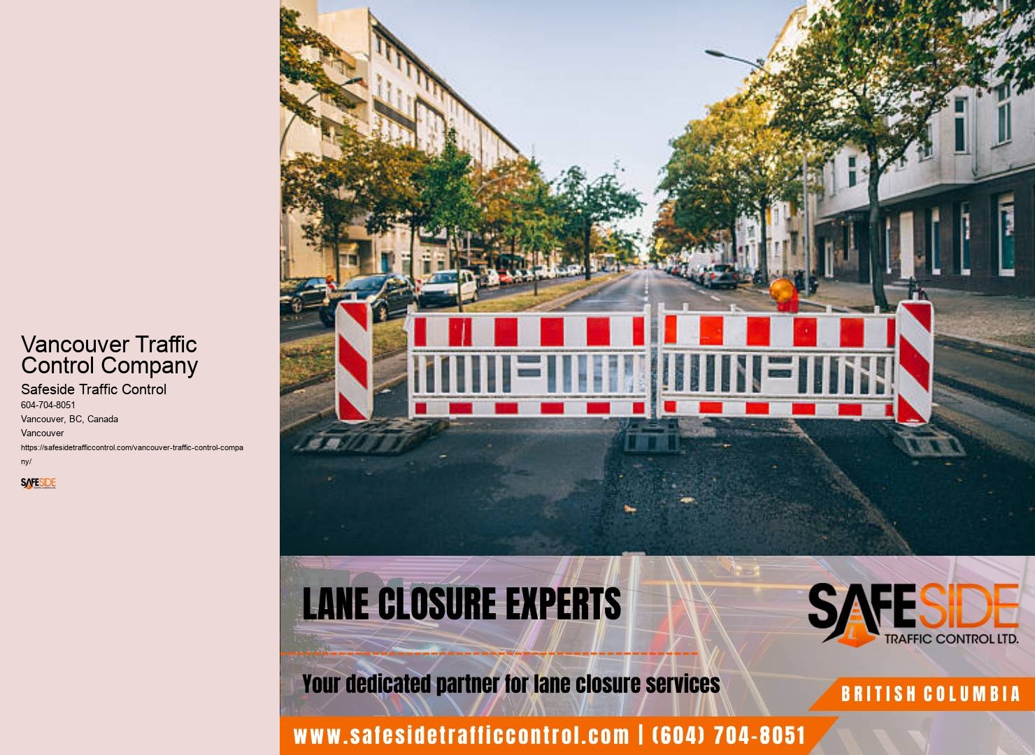Traffic control equipment repair Vancouver Traffic Control Company