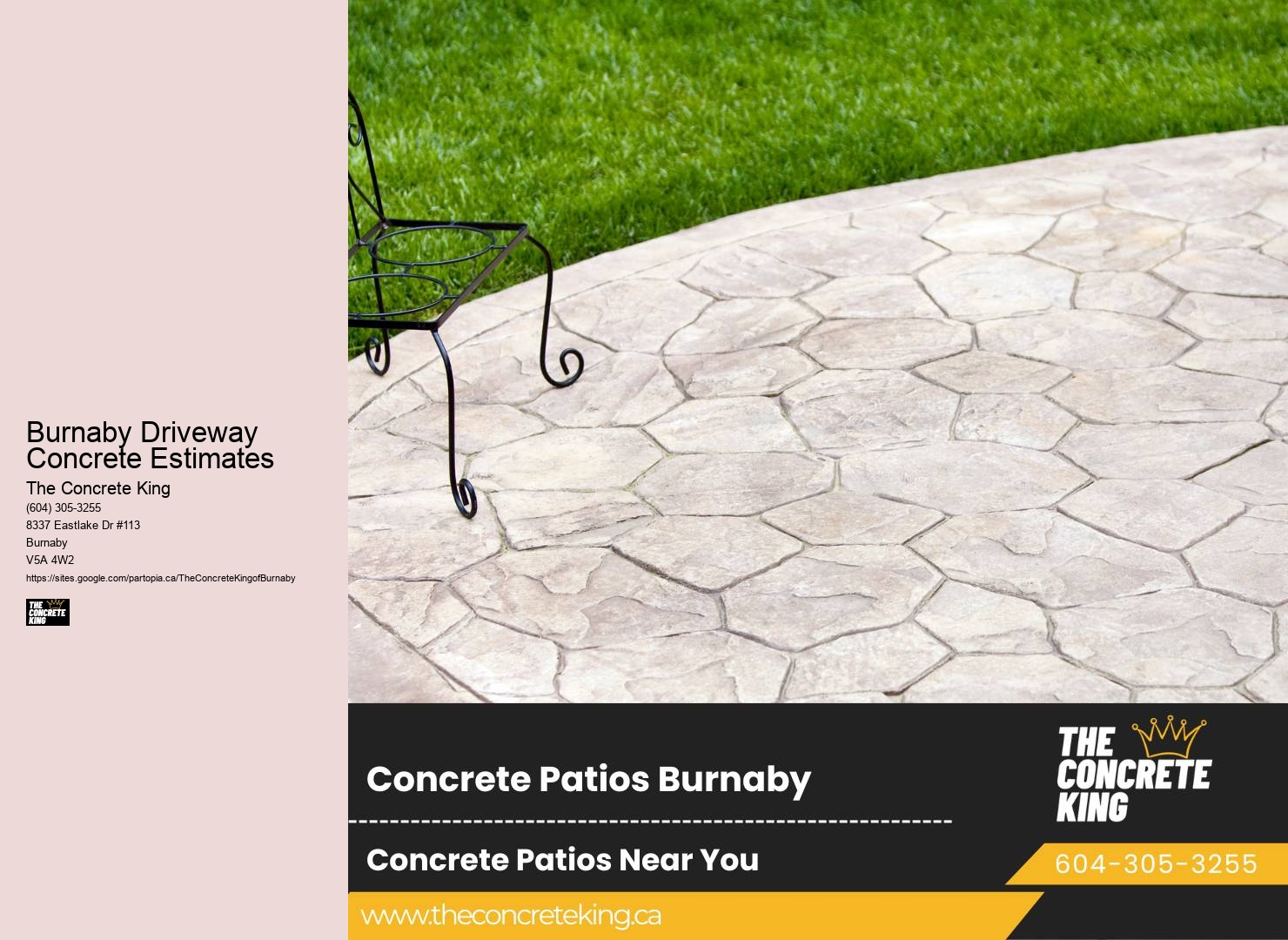 Burnaby Driveway Concrete Estimates Driveway Concrete Finishing