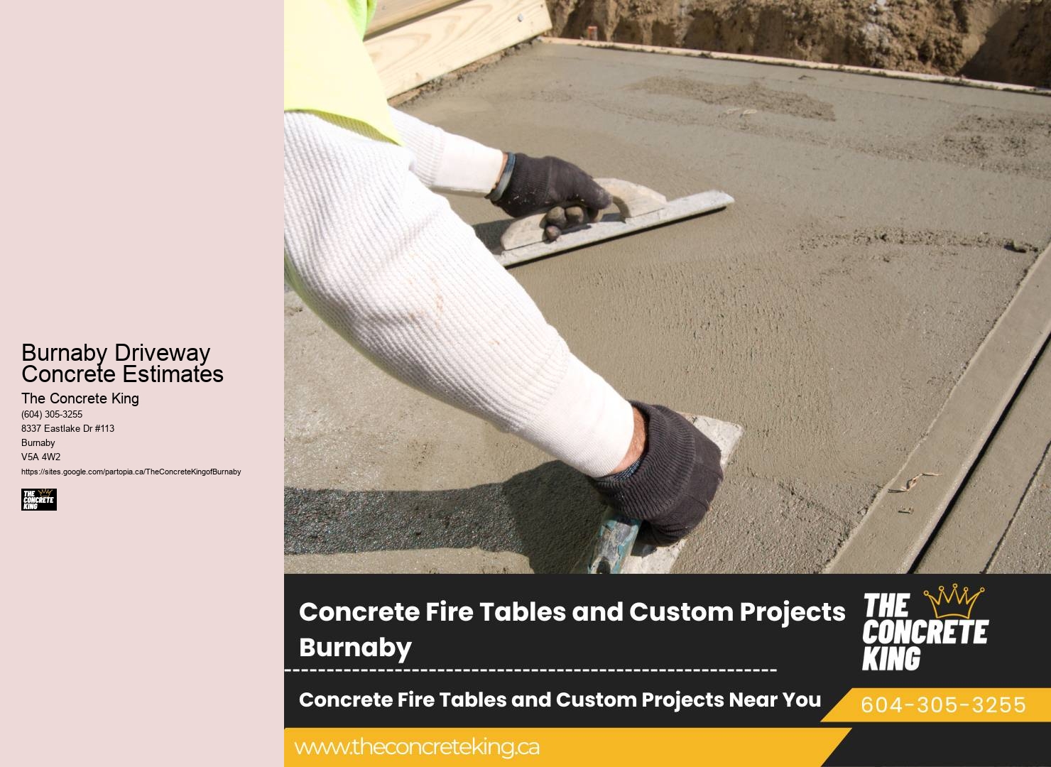 Driveway Repair Services Burnaby Driveway Concrete Estimates BC