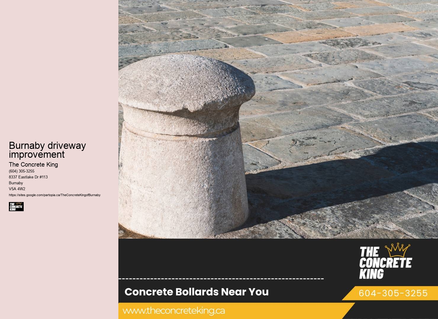 Best concrete driveway Burnaby driveway improvement