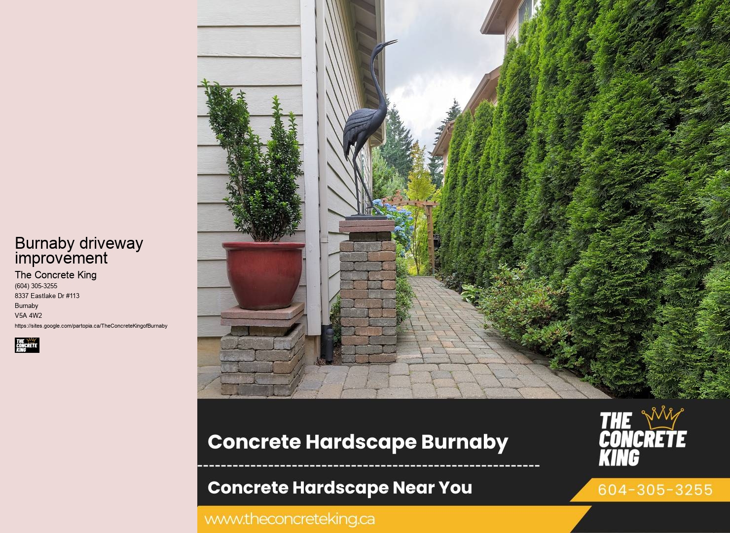 Reliable driveway replacement Burnaby driveway improvement