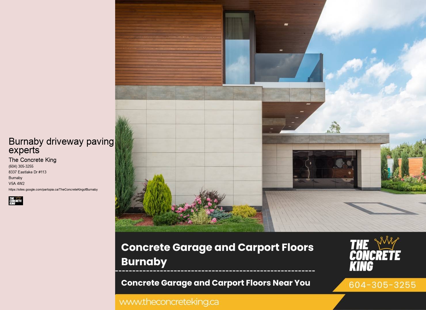 Stamped Concrete Driveways Burnaby driveway paving experts