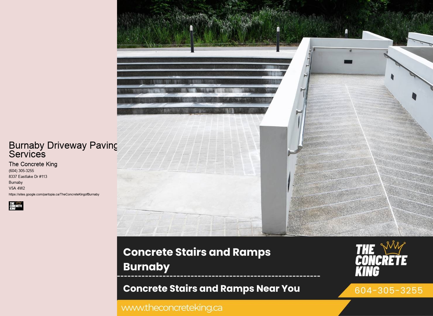 Concrete paving Burnaby Driveway Paving Services