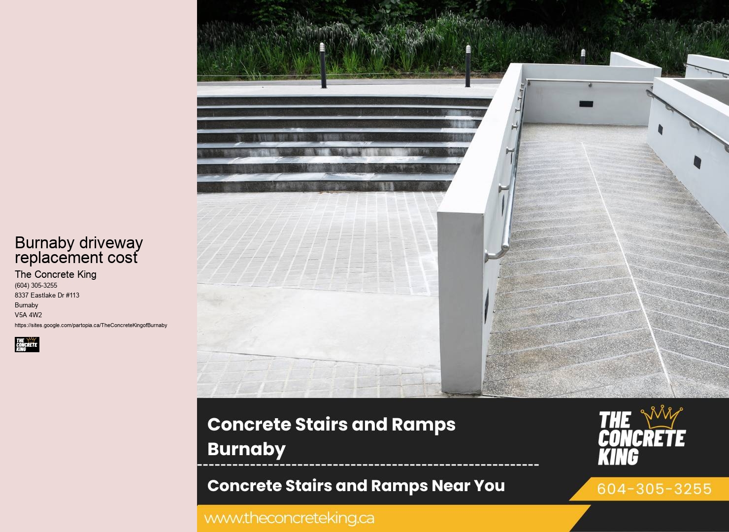 Concrete Driveway Replacement Contractors Burnaby driveway replacement cost