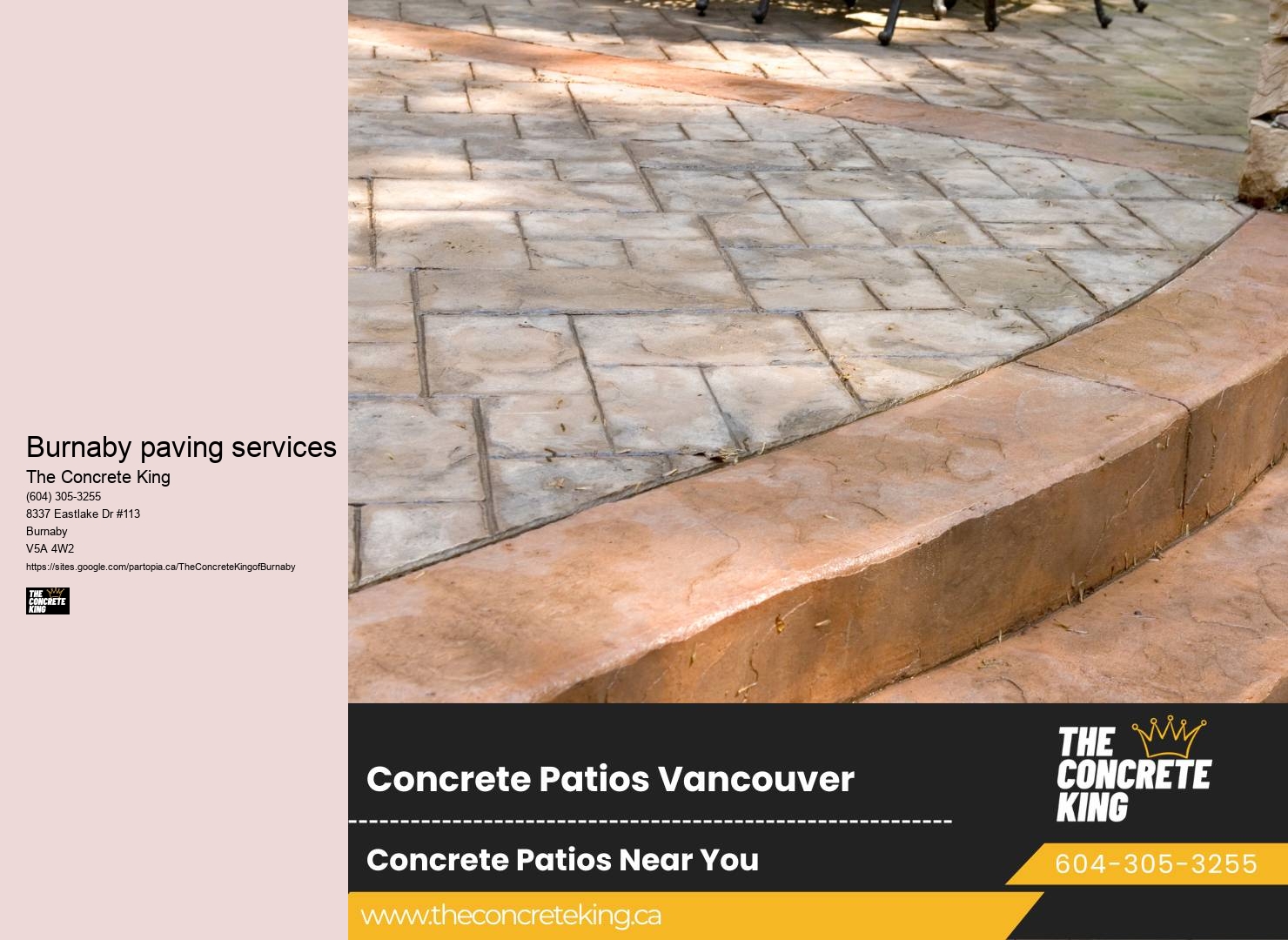 Concrete Driveway Resurfacing Experts Burnaby paving services