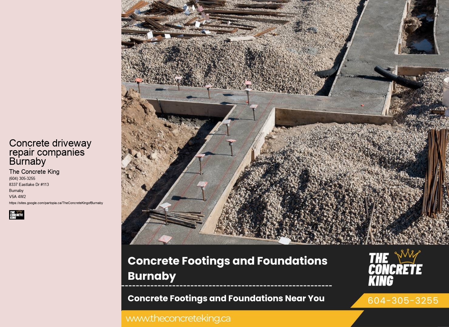Driveway drainage solutions Concrete driveway repair companies Burnaby