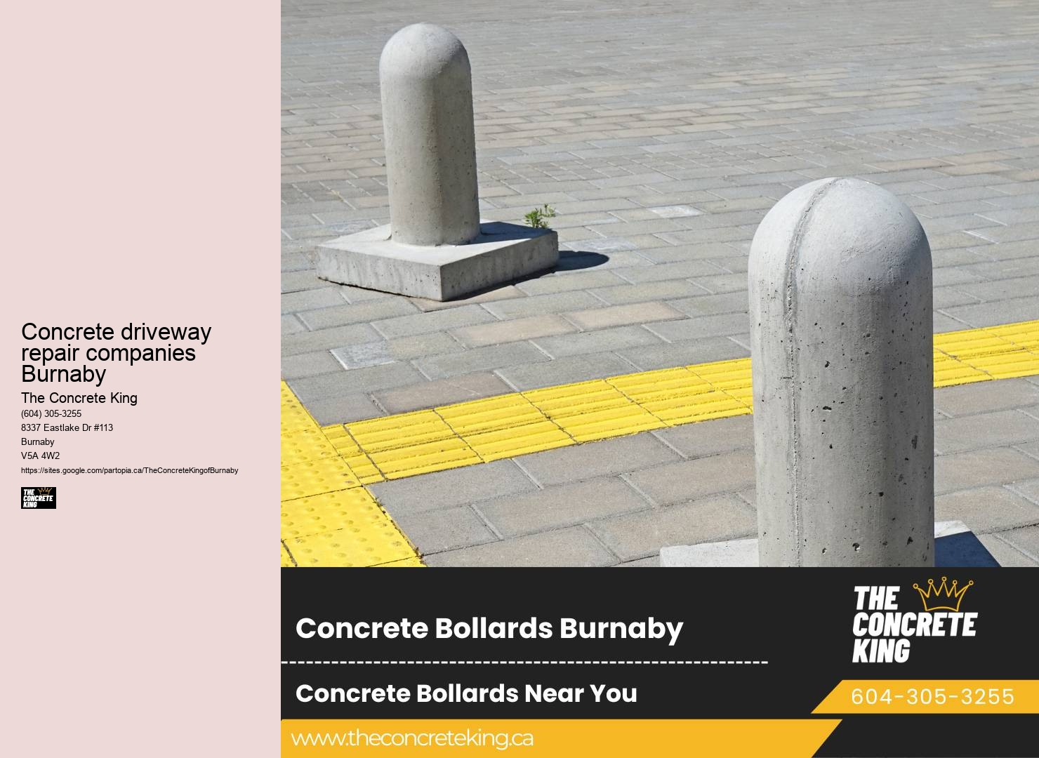 Reliable driveway replacement Concrete driveway repair companies Burnaby