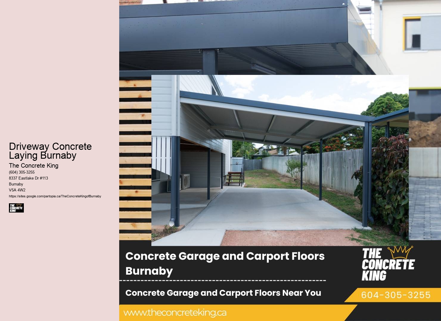 Reliable Concrete Driveway Driveway Concrete Laying Burnaby