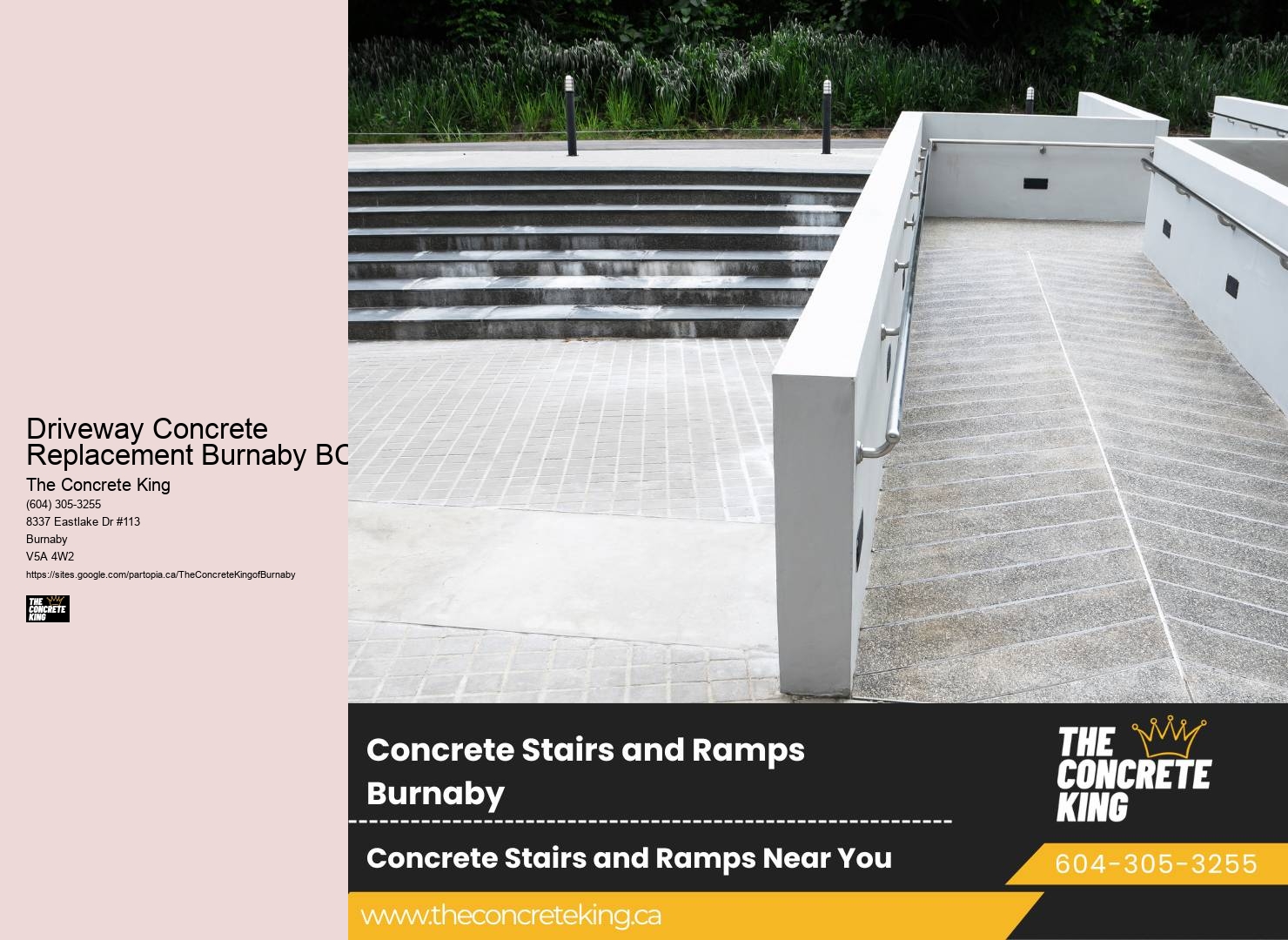 Driveway Concrete Replacement Burnaby BC driveway repair companies