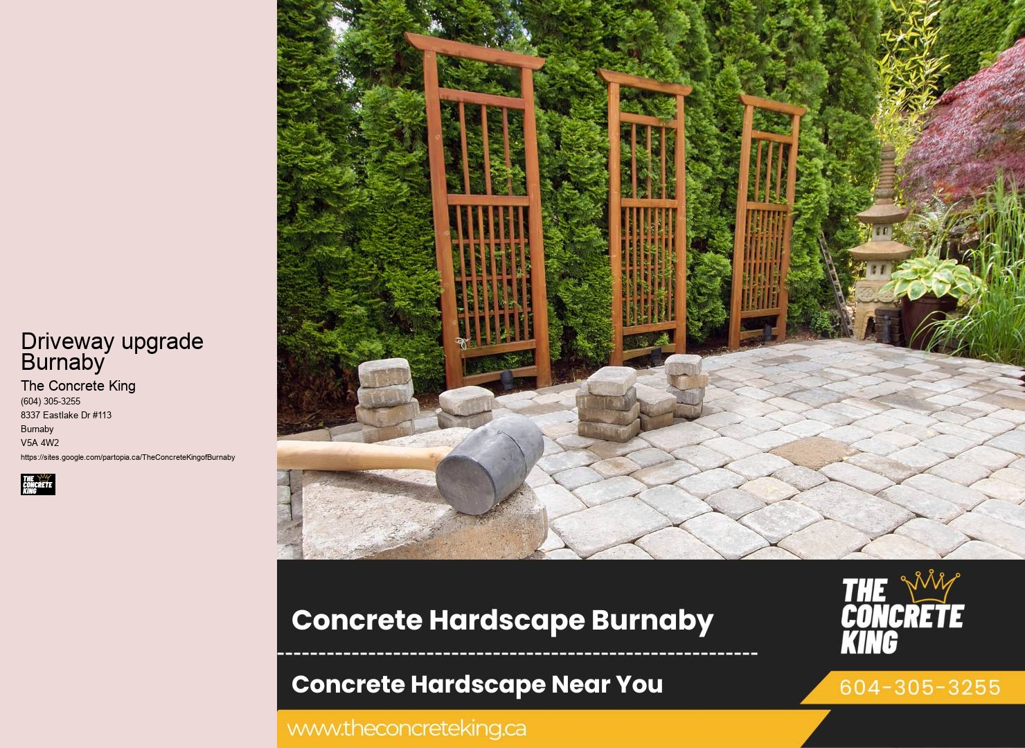 Top Concrete Driveway Installation Driveway upgrade Burnaby