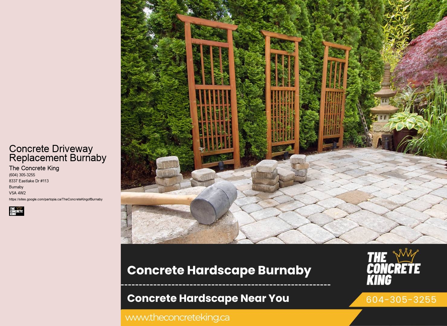 Driveway installation experts Concrete Driveway Replacement Burnaby