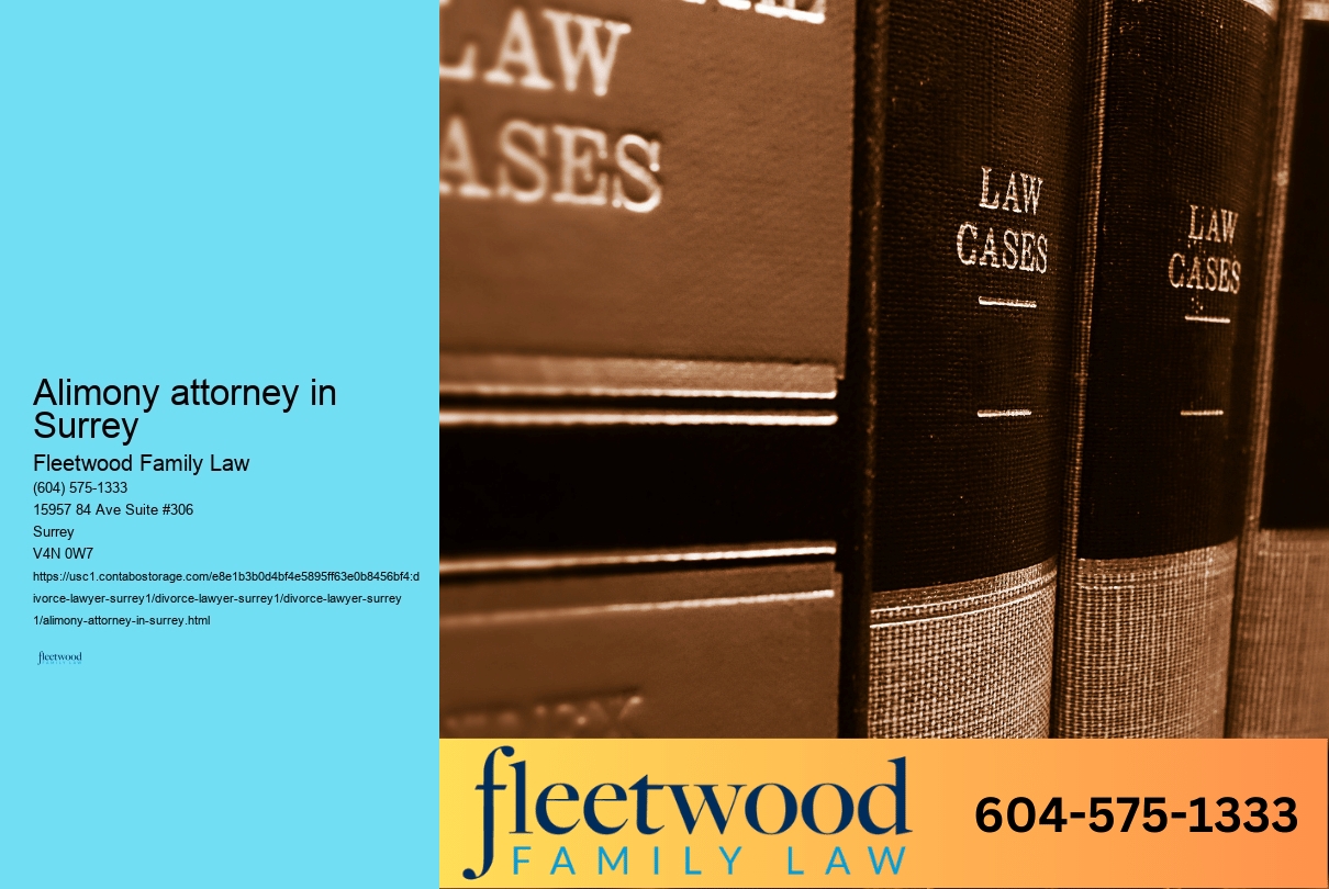 Alimony attorney in Surrey