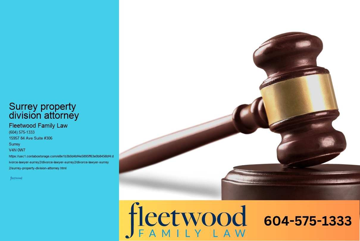 Surrey property division lawyer
