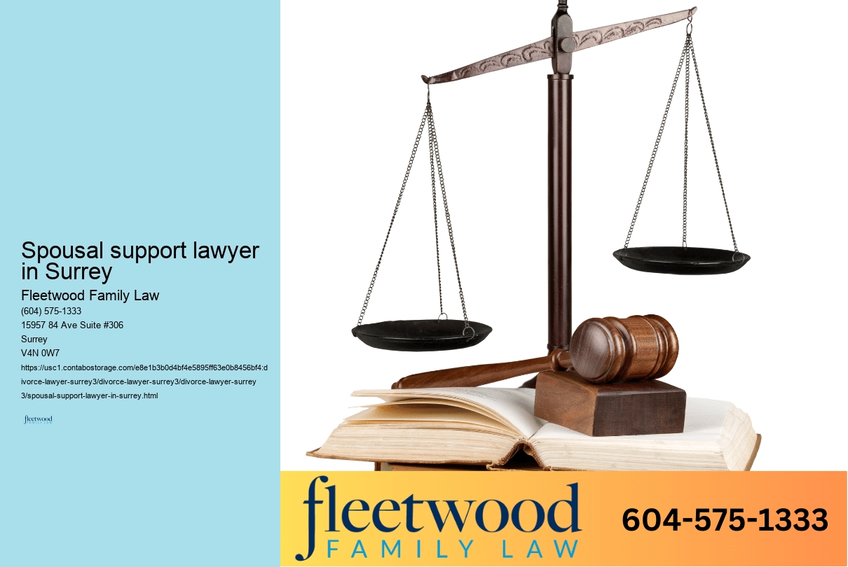 Spousal support lawyer in Surrey