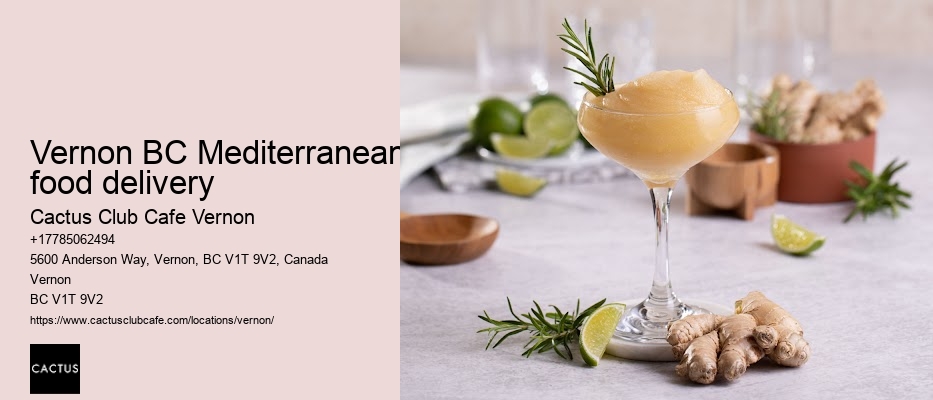 Vernon BC Mediterranean food delivery