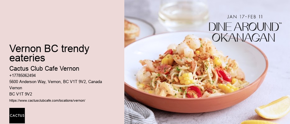 Vernon BC cuisine