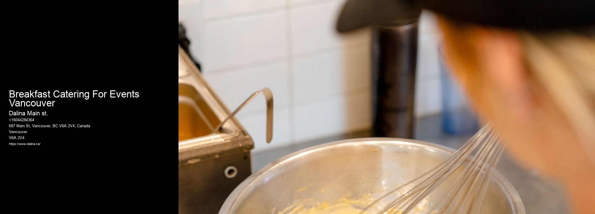 Organic Lunch Catering Breakfast Catering For Events Vancouver