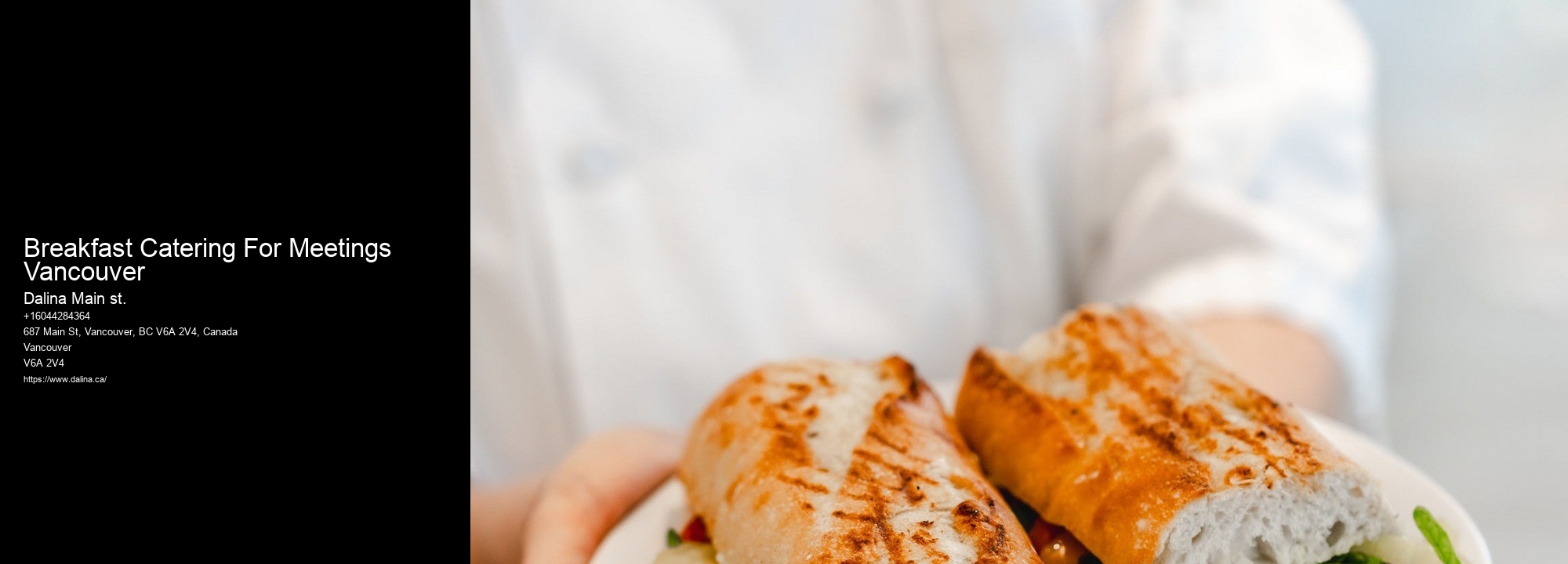 Catering With Waitstaff Breakfast Catering For Meetings Vancouver