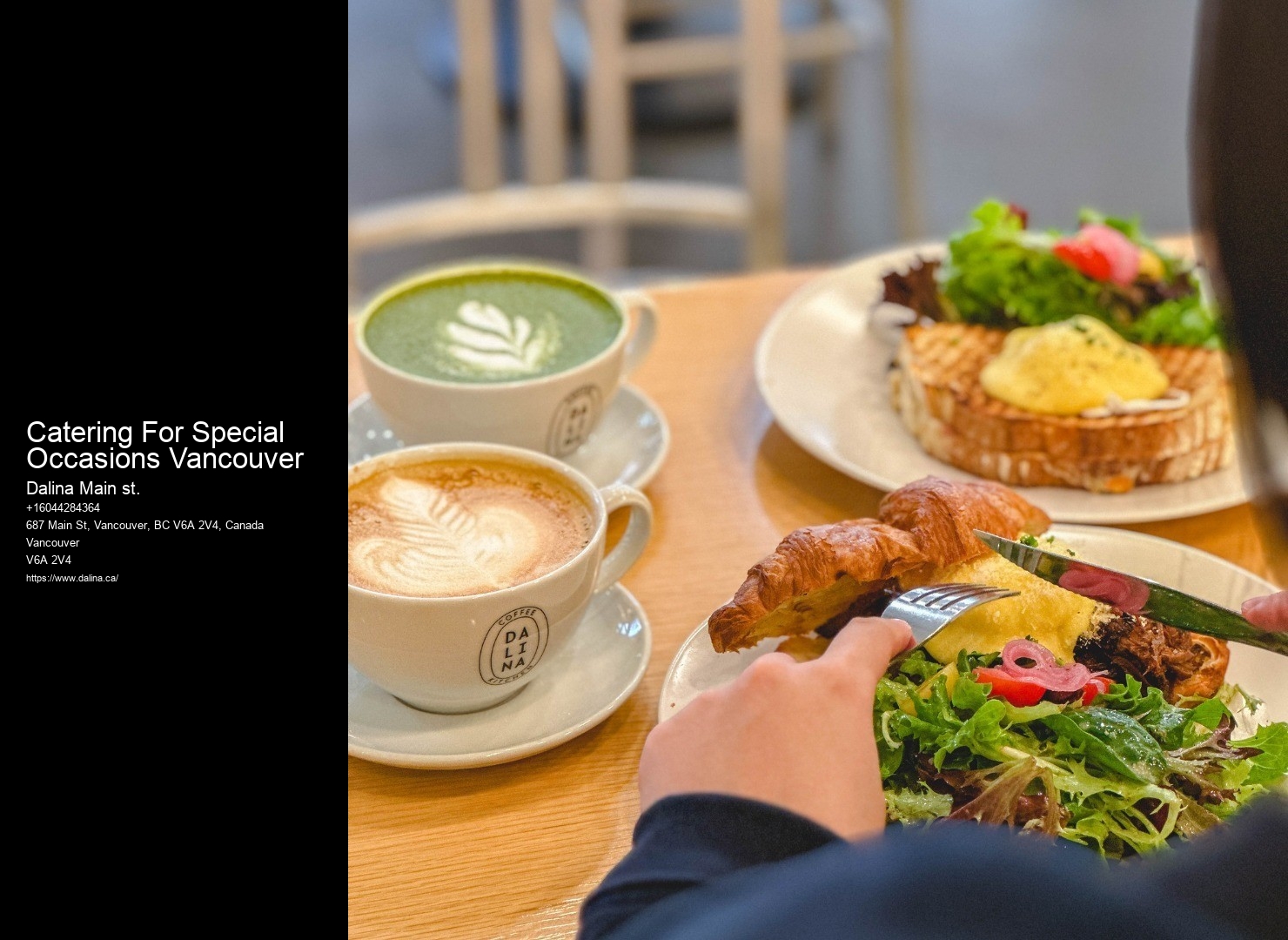 On-Site Catering Catering For Special Occasions Vancouver